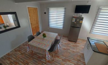 Arriendo acogedora cabaña amoblada en el sector Las Ánimas