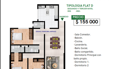 PRE VENTA DEPARTAMENTOS EN SACHACA