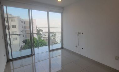 En alquiler departamento de dos dormitorios con vista al Rio en Isla Mocoli, Samborondon