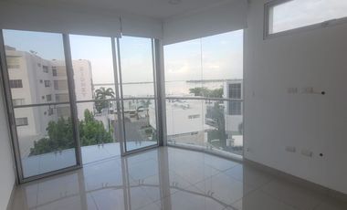 En alquiler departamento de dos dormitorios con vista al Rio en Isla Mocoli, Samborondon