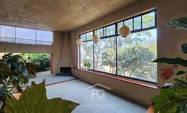 Casa en renta con amplio jardín | San Miguel Xicalco, Tlalpan | 1.100 m² de terreno