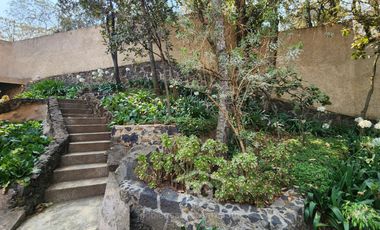 Casa en renta con amplio jardín | San Miguel Xicalco, Tlalpan | 1.100 m² de terreno