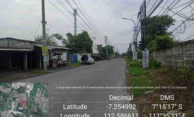 Dijual Via Lelang Gudang Lokasi Jalan Raya Pelem Watu Desa Gempolkurung Kec Menganti Gresik
