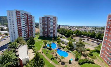 Acogedor Departamento en Arriendo Condominio Plaza Club 3 dormitorios 2 baños estacionamiento bodega piscina quinchos conserjeria