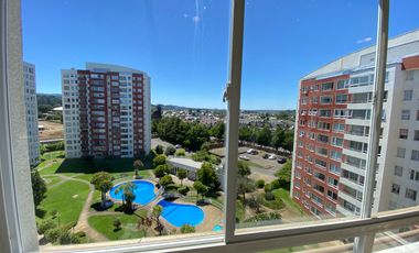 Acogedor Departamento en Arriendo Condominio Plaza Club 3 dormitorios 2 baños estacionamiento bodega piscina quinchos conserjeria