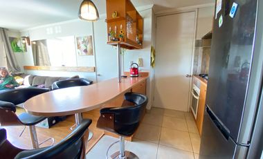 Hermoso y Moderno Departamento en Venta Condominio Plaza Club 2 dormitorios 1 baño estacionamiento bodega