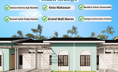 Rumah dijual di Marusu, Maros, A'bulosibatang, Sulawesi Selatan