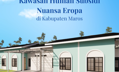 Rumah dijual di Marusu, Maros, A'bulosibatang, Sulawesi Selatan