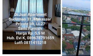 Di jual Apartemen Sudirman 31, Makassar