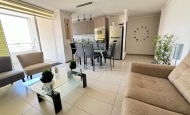 SE ARRIENDA DEPTO AMOBLADO EDIF. TERRAZAS DEL SOL.