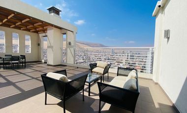 SE ARRIENDA DEPTO AMOBLADO EDIF. TERRAZAS DEL SOL.