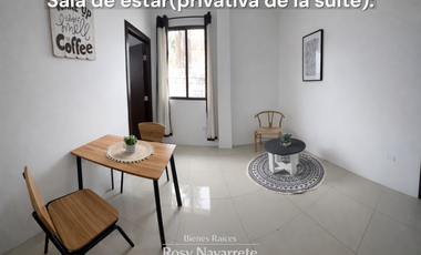 Suite en alquiler de dos ambientes en Santa Cecilia (Los Ceibos) – urbanización privada con seguridad