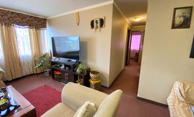 Venta Departamento Condominio Los Abedules 3 dormitorios 1 baño cocina independiente logia estacionamiento