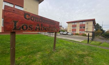 Venta Departamento Condominio Los Abedules 3 dormitorios 1 baño cocina independiente logia estacionamiento