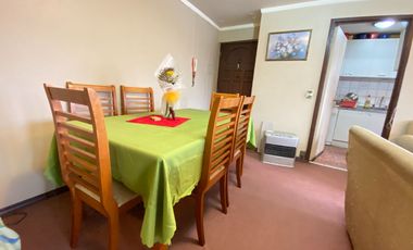 Venta Departamento Condominio Los Abedules 3 dormitorios 1 baño cocina independiente logia estacionamiento