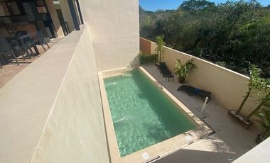 departamento en renta en planta baja de dos recamaras en norte de merida yucatan temozon