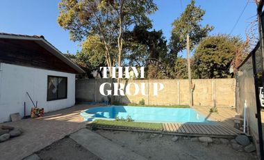 SE ARRIENDA CASA DE 1 PISO CON PISCINA PARADERO 32 OLMUE