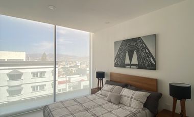 Departamento amueblado en renta a 4 cuadras de plaza Mayor