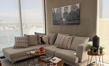 Departamento amueblado en renta a 4 cuadras de plaza Mayor