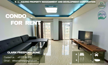CONDO FOR RENT 4 BEDROOMS FULLY FURNISHED LOCATED IN A SECURED SUBDIVISION NEAR CLARK