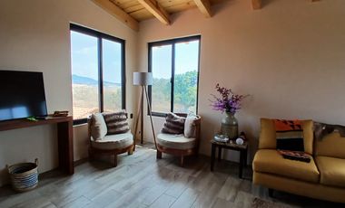 2 Cabañas Hermosas con Terraza para descanso a precio de 1