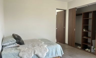 DEPARTAMENTO EN RENTA EN LA RECTA A CHOLULA AMUEBLADO CON SEGURIDAD Y EXCELENTE UBICACIÓN
