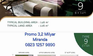 Promo hanya 1 unit Rumah Baru lebar 9 Asya Matana Free PPN siap huni bisa KPR