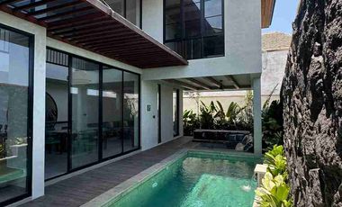 Di Jual New Modern Vila 3 bedroom fully furnished dekat pantai melasti Jimbaran