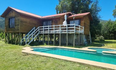 Se Vende Terreno y Cabaña en Lago Machicura, Colbún
