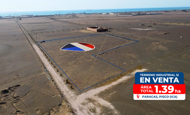TERRENO INDUSTRIAL I2 EN VENTA - PARACAS (PISCO, ICA)