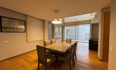 PENTHOUSE AMUEBLADO EN RENTA 3 RECAMARAS TORRE MARFIL ZAVALETA AMENIDADES