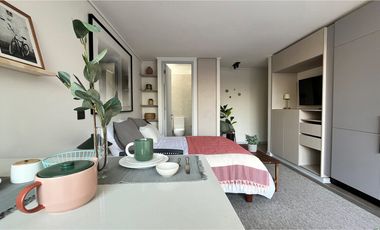 Vanguardia y Conexión en el Corazón Residencial de Ñuñoa: Studio en Los Avellanos