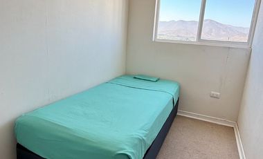 Arriendo amoblado año corrido, 3 dormitorios, un baño, una bodega, un estacionamiento, Condominio alto Hacienda, Coquimbo