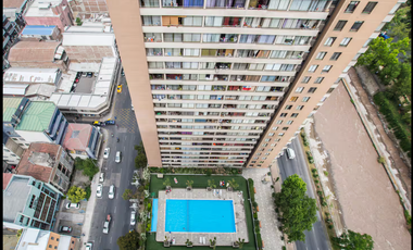 Arriendo Depto Amoblado en Recoleta, 1 Dormitorio, 1 Baño, Internet y Cable Incluido