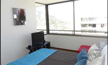 Arriendo Depto Amoblado en Recoleta, 1 Dormitorio, 1 Baño, Internet y Cable Incluido