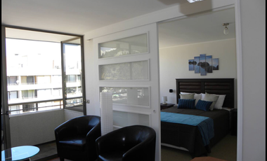 Arriendo Depto Amoblado en Recoleta, 1 Dormitorio, 1 Baño, Internet y Cable Incluido