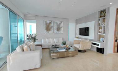 Extraordinario apartamento recien remodelado frente a la bahia de Cartagena