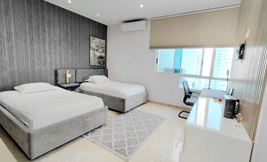 Extraordinario apartamento recien remodelado frente a la bahia de Cartagena
