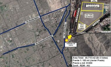 Terreno venta en Ate, Lima