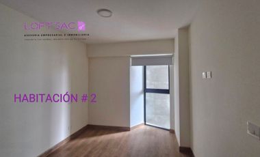 Alquiler de moderno departamento de ESTRENO - 02 Dormitorios + 01 Cochera, en Magdalena