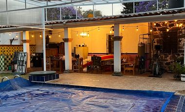 SE VENDE HERMOSA QUINTA DE 4,250M2 CON ALBERCA TECHADA EN NEPANTLA DE SOR JUANA INÉS DE LA CRUZ, EDO. MÉX.
