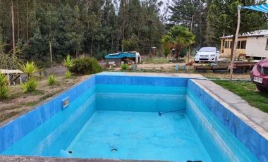VEN 518 Se vende parcela de 5400 m2 con casa y mucha naturaleza en Hualqui