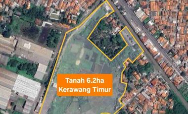 Termurah! Tanah Industri di Karawang Timur Dengan Luas 6 Hektar