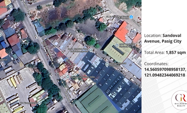 Vacant Lot for Lease for Commercial or Industrial Use at Sandoval Ave., Pasig