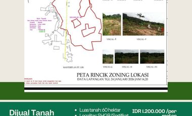 Tanah dijual di Maja, Lebak, Banten