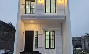 Rumah Baru Desain Mediteranian Booking 5 Juta Langsung Akad, DP 0% Cicilan Mulai 3 Jutaan, Hanya 5 Menit ke Stasiun KRL Depok - FREE PPN & Bebas Biaya