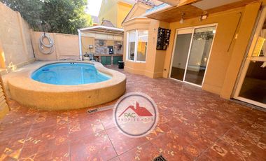 Casa en venta 3 dormitorios con piscina, cocina ampliada, en microbarrio cerrado