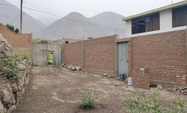 VENTA DE TERRENO EN CHOSICA