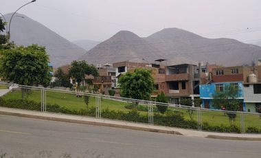 VENTA DE TERRENO EN CHOSICA