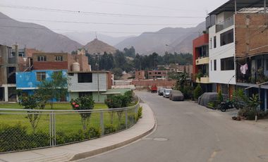 VENTA DE TERRENO EN CHOSICA
